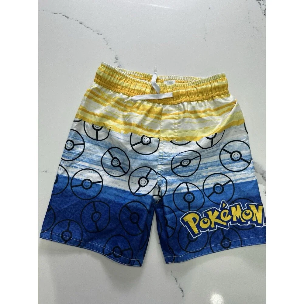 Kids Pokémon Swim Trunks Size Medium, Good Condition (0066)